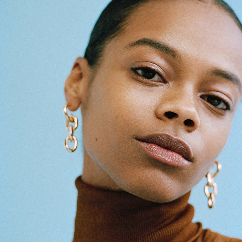 Long Metal Chain Earrings Fashion Earrings