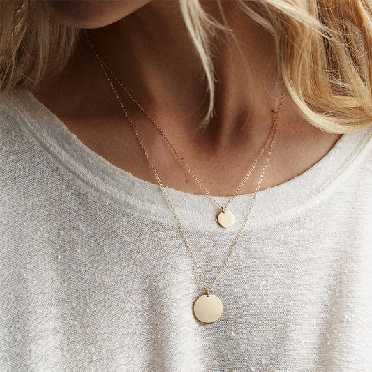 Stainless Steel Double-layer Necklace