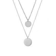 Stainless Steel Double-layer Necklace