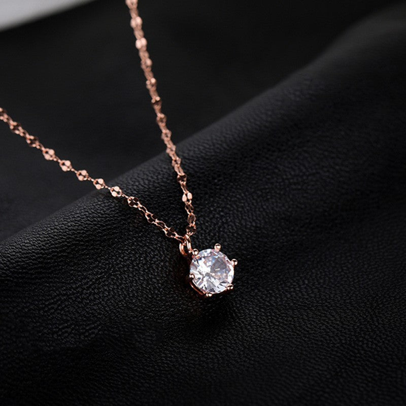 Fashion Personalized Summer Solitaire Necklace Women