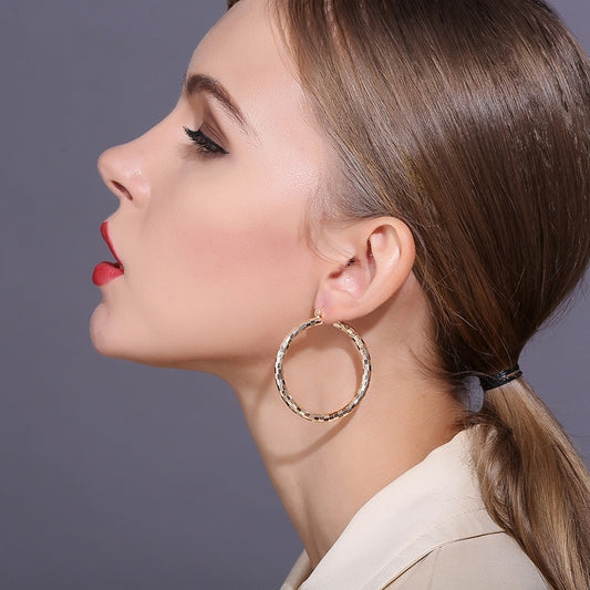 💎 Elegant Minimal Circle Design Earrings