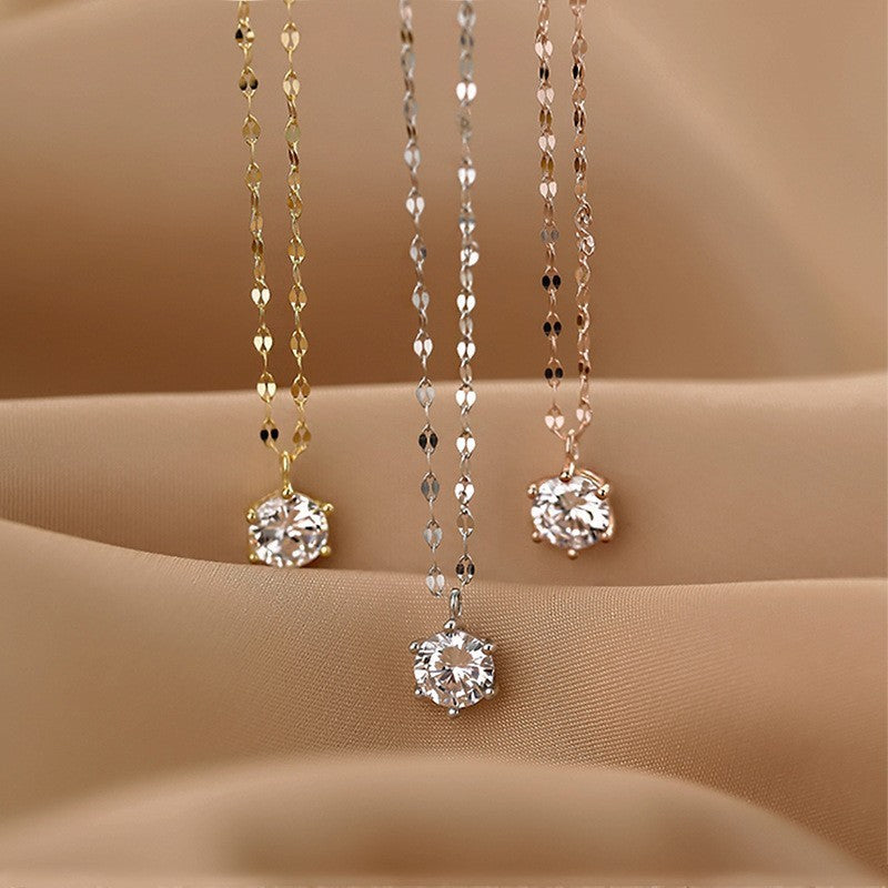 Fashion Personalized Summer Solitaire Necklace Women